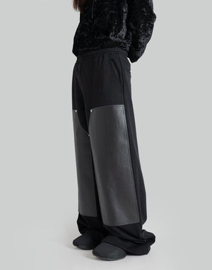 SWEAT-WIDE-PANTS-WITH-LEATHER-