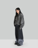 FENG CHEN WANG - Spray Painted Nylon Bomber Jacket - 082plus