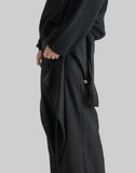 JiyongKim - TAILORED DETACHABLE POCKET WIDE TROUSE - 082plus