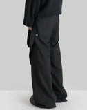 JiyongKim - TAILORED DETACHABLE POCKET WIDE TROUSE - 082plus