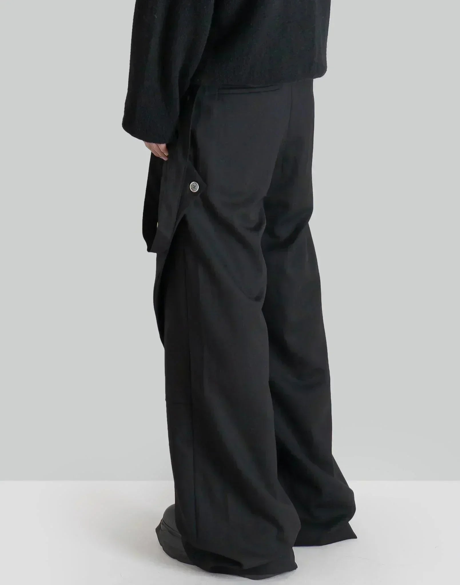 JiyongKim - TAILORED DETACHABLE POCKET WIDE TROUSE - 082plus