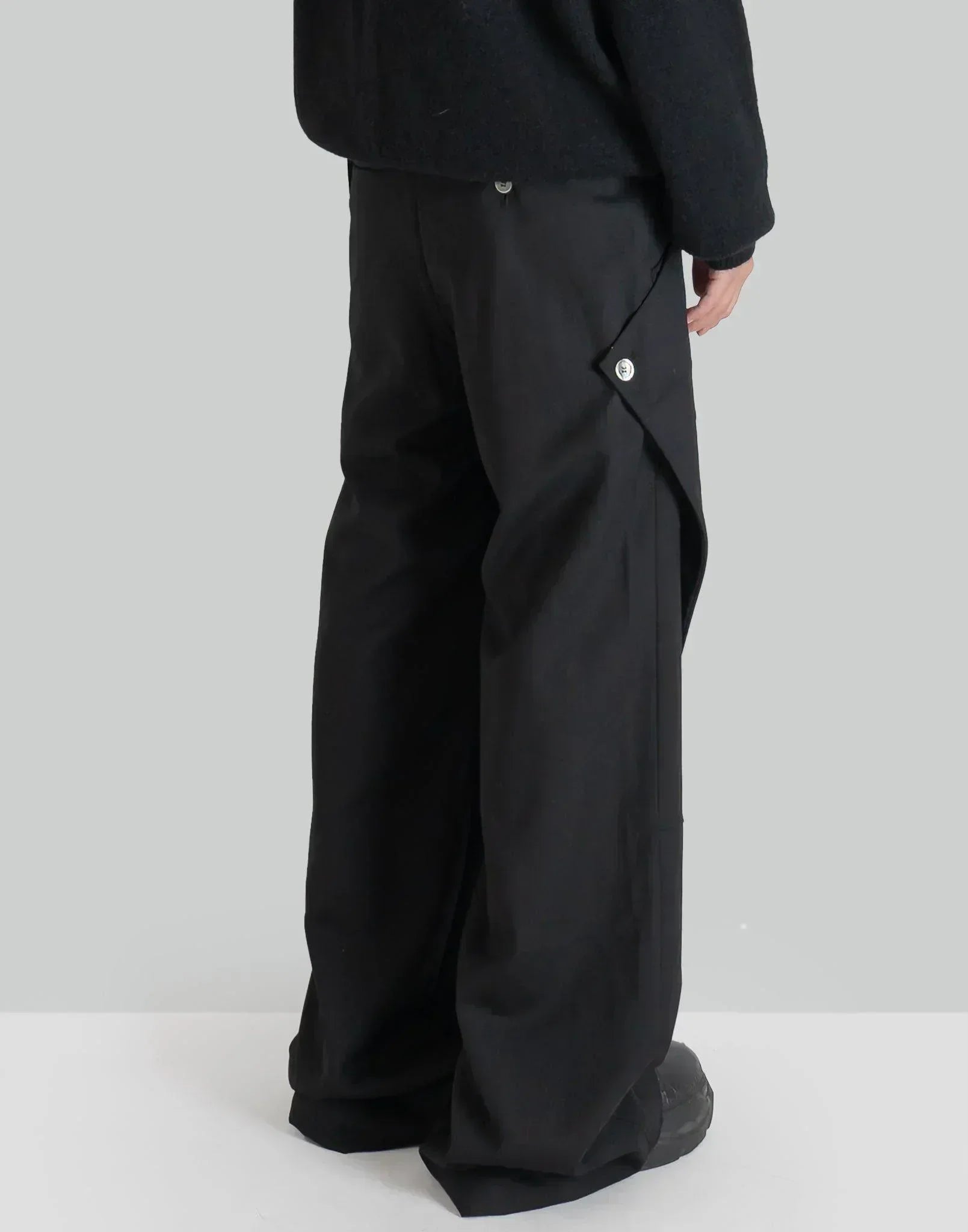JiyongKim - TAILORED DETACHABLE POCKET WIDE TROUSE - 082plus