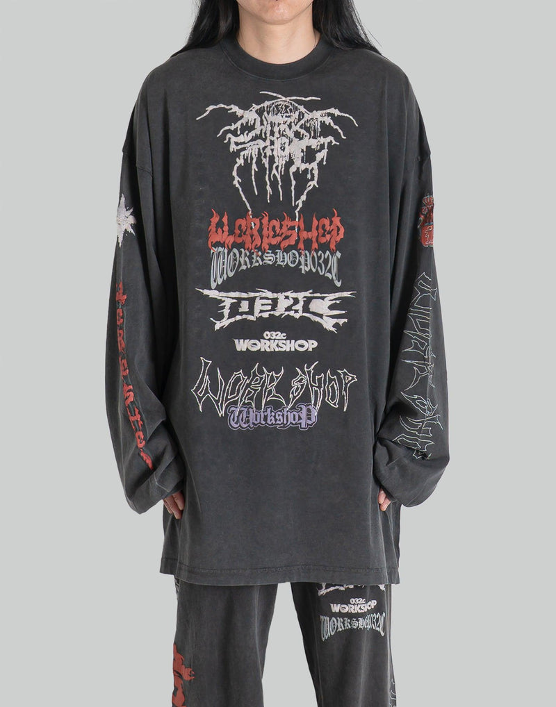 032C - 'TELEPRESENCE'' OVERSIZED LONGSLEEVE - 082plus