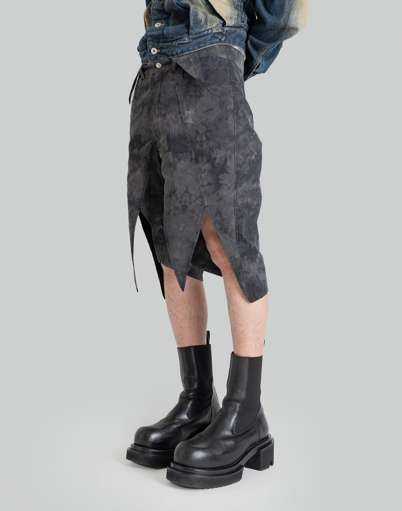 JUNTAE KIM - TIE-DYED PETAL SHORTS - 082plus