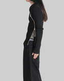 HELIOT EMIL - TIED ZIP KNIT - 082plus