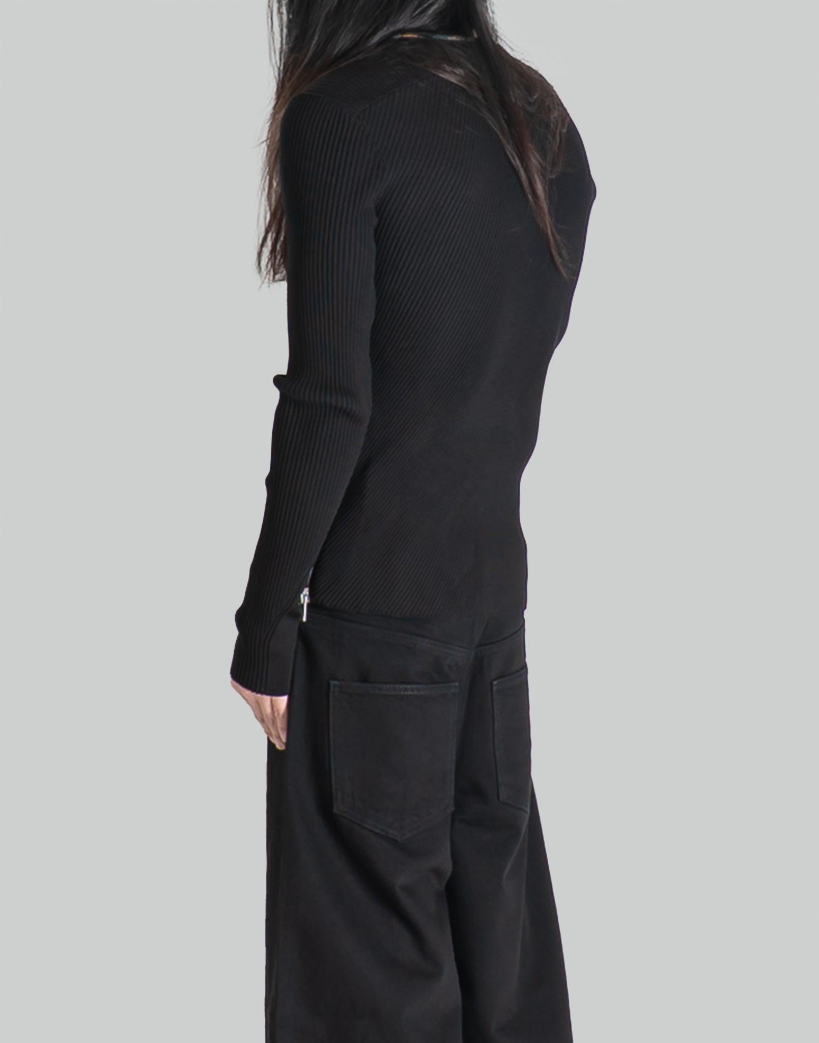 HELIOT EMIL - TIED ZIP KNIT - 082plus