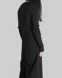 HELIOT EMIL - TIED ZIP KNIT - 082plus