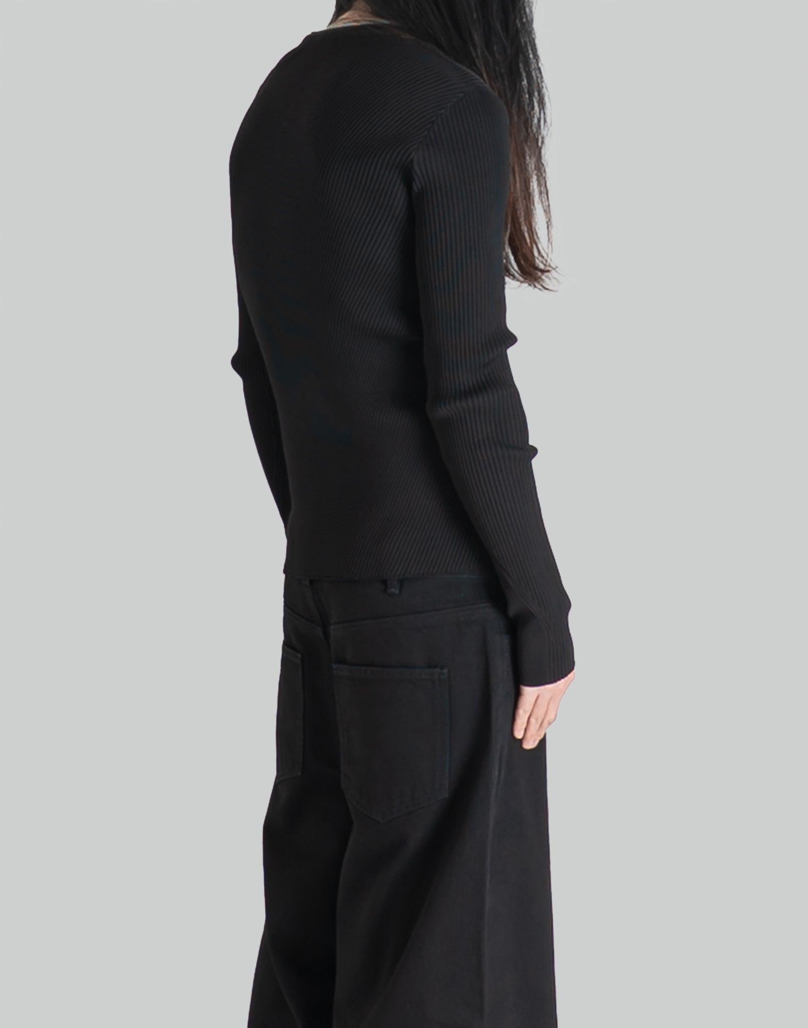 HELIOT EMIL - TIED ZIP KNIT - 082plus