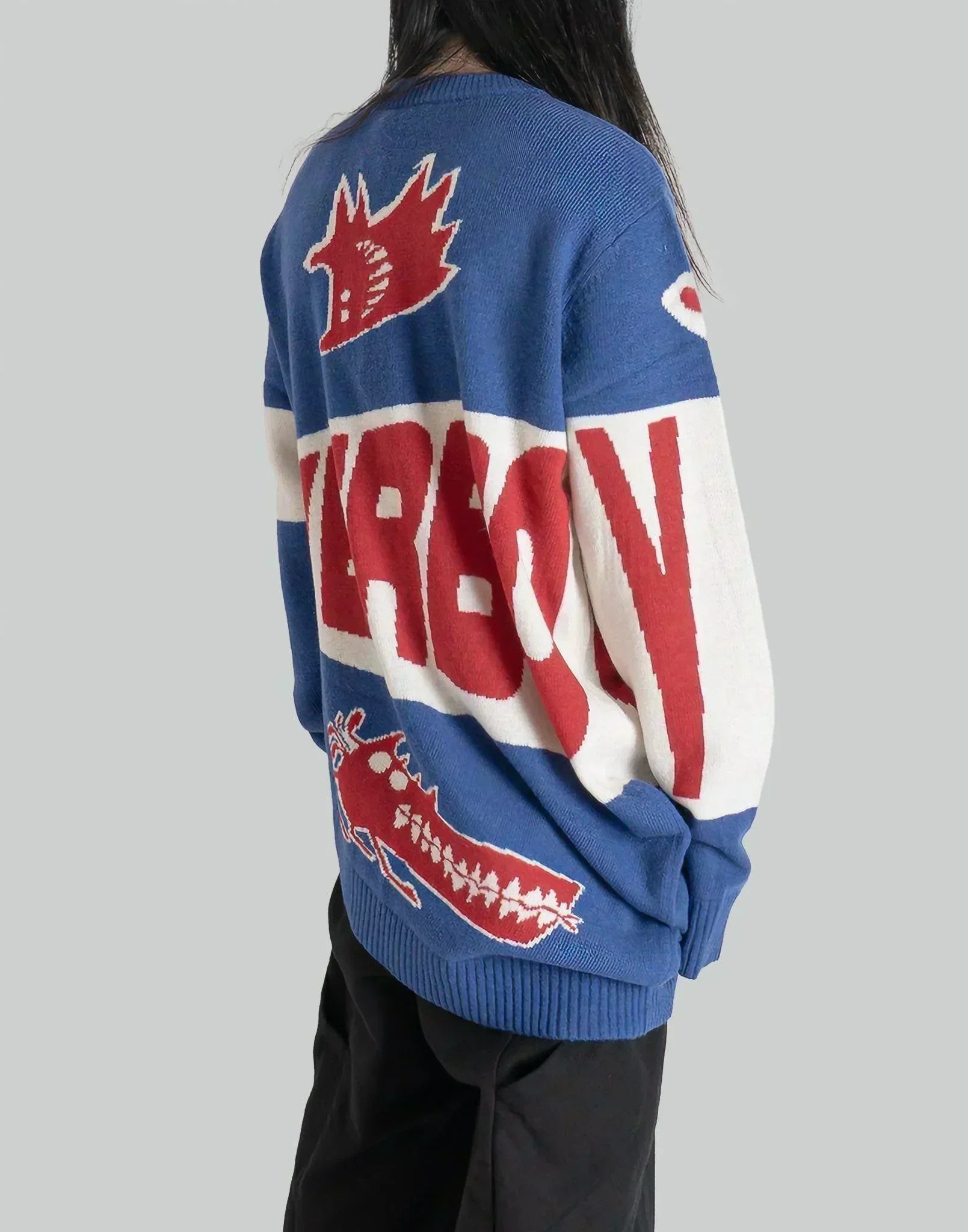 Charles Jeffrey LOVERBOY - TOPSY TURVY LOVERBOY LOGO JUMPER - 082plus