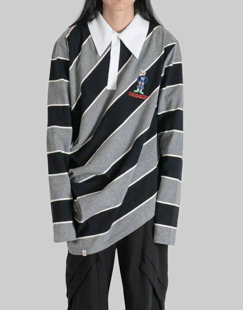 Charles Jeffrey LOVERBOY - TOPSY TURVY RUGBY POLO - 082plus