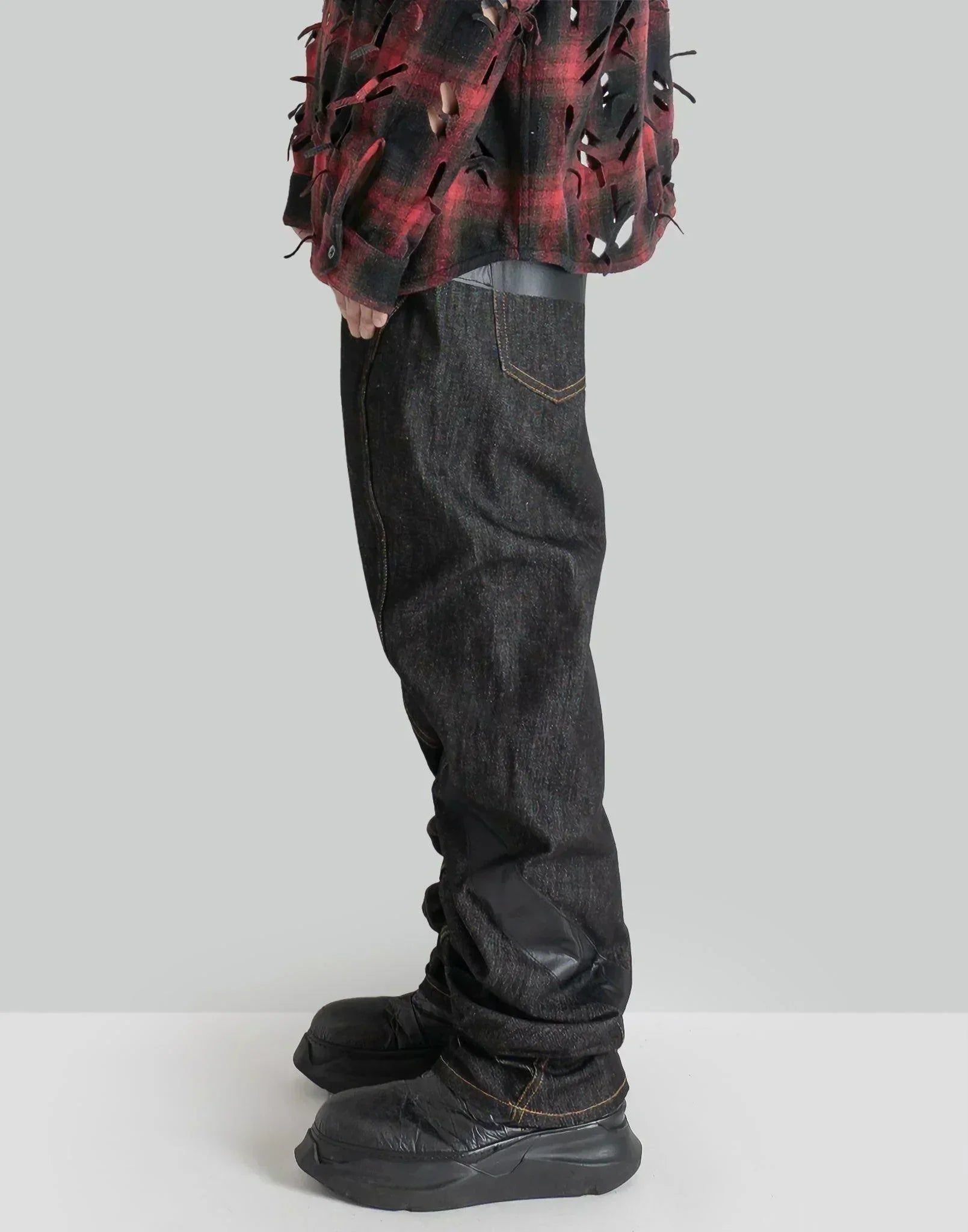 JUNTAE KIM - TWISTED TAPE TROUSERS - 082plus