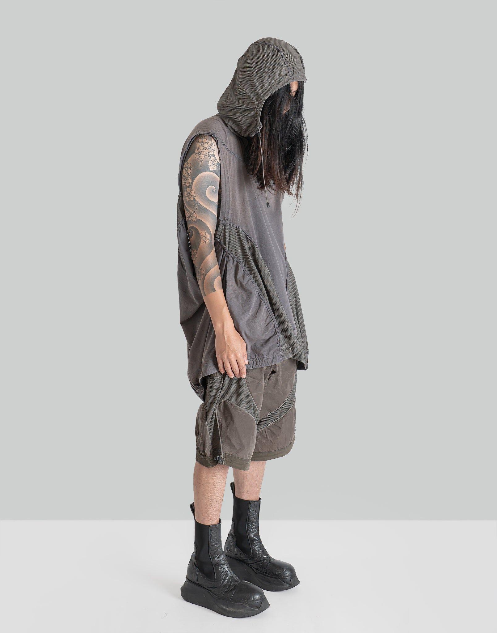 HAMCUS - TM / NAMELESS HOODED TANK TOP - 082plus