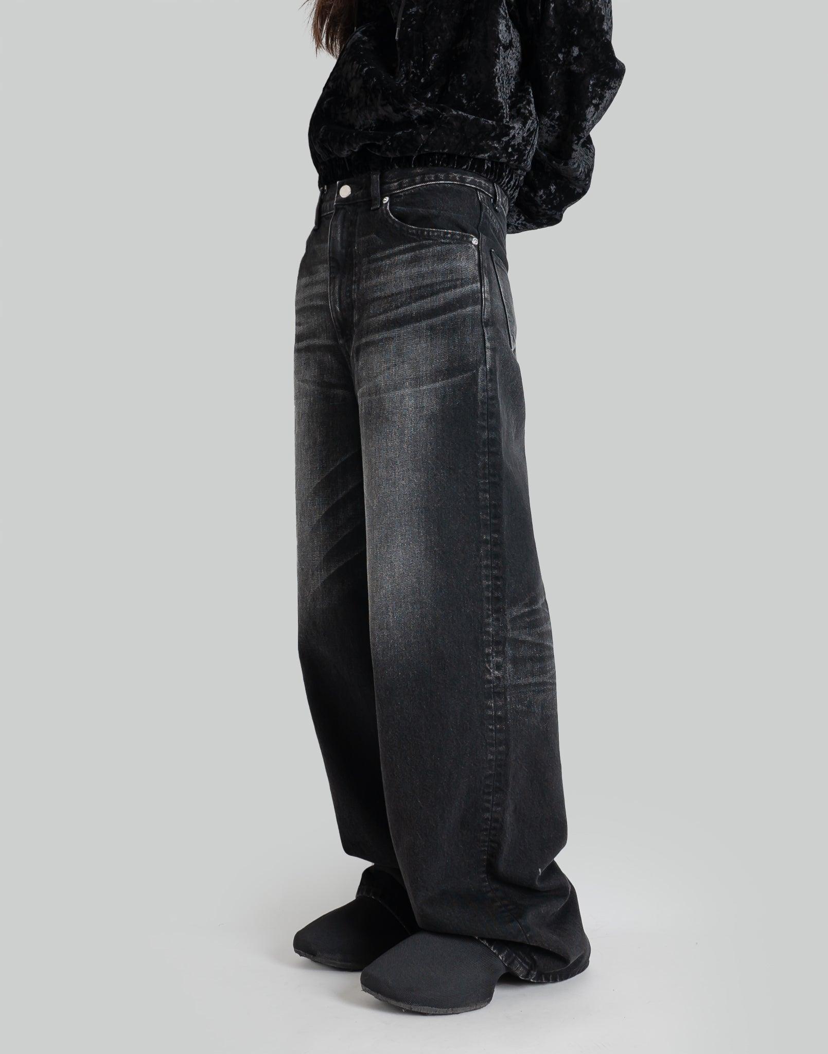 JOHN LAWRENCE SULLIVAN WASHED DENIM WIDE PANTS – 082plus