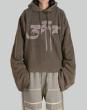 WASHED LOGO POCKET HOODIE