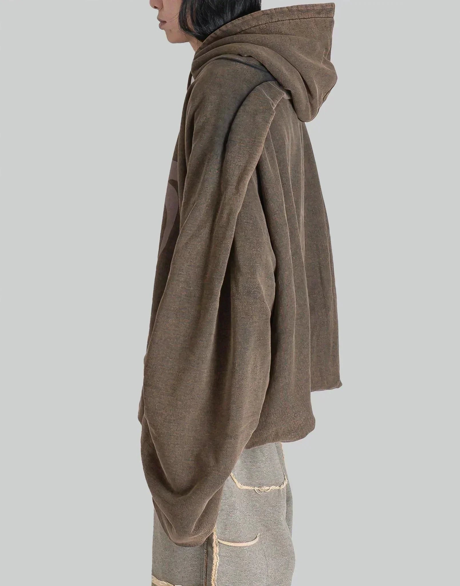 SANKUANZ - WASHED LOGO POCKET HOODIE - 082plus