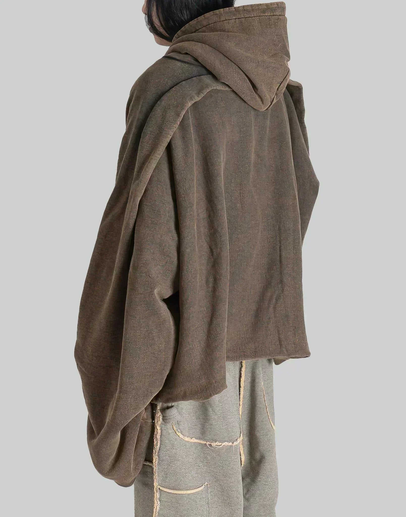 SANKUANZ - WASHED LOGO POCKET HOODIE - 082plus