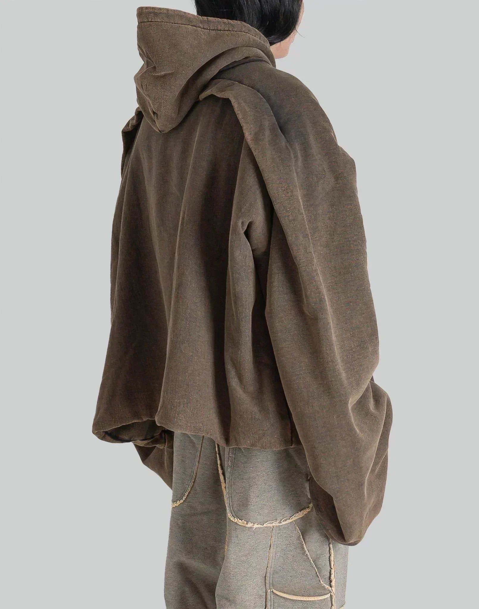 SANKUANZ - WASHED LOGO POCKET HOODIE - 082plus