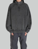 Washed Stand Collar Top