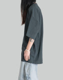 Juun.J - x KIM KEEVER PIGMENT DYED FLOWER GRAPHIC NEW OVER FIT T-SHIRTS - 082plus