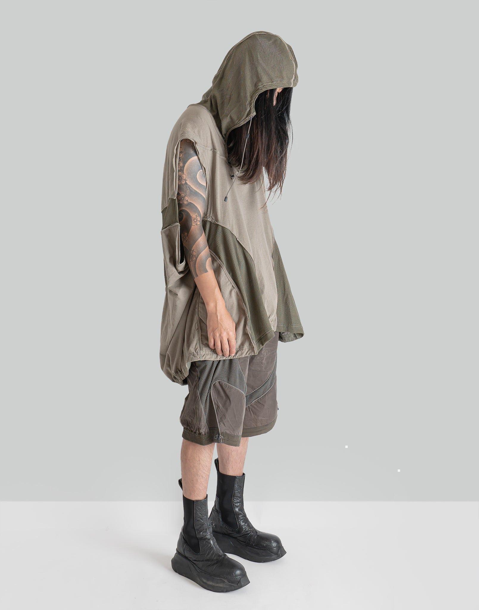 HAMCUS - TM / NAMELESS HOODED TANK TOP - 082plus