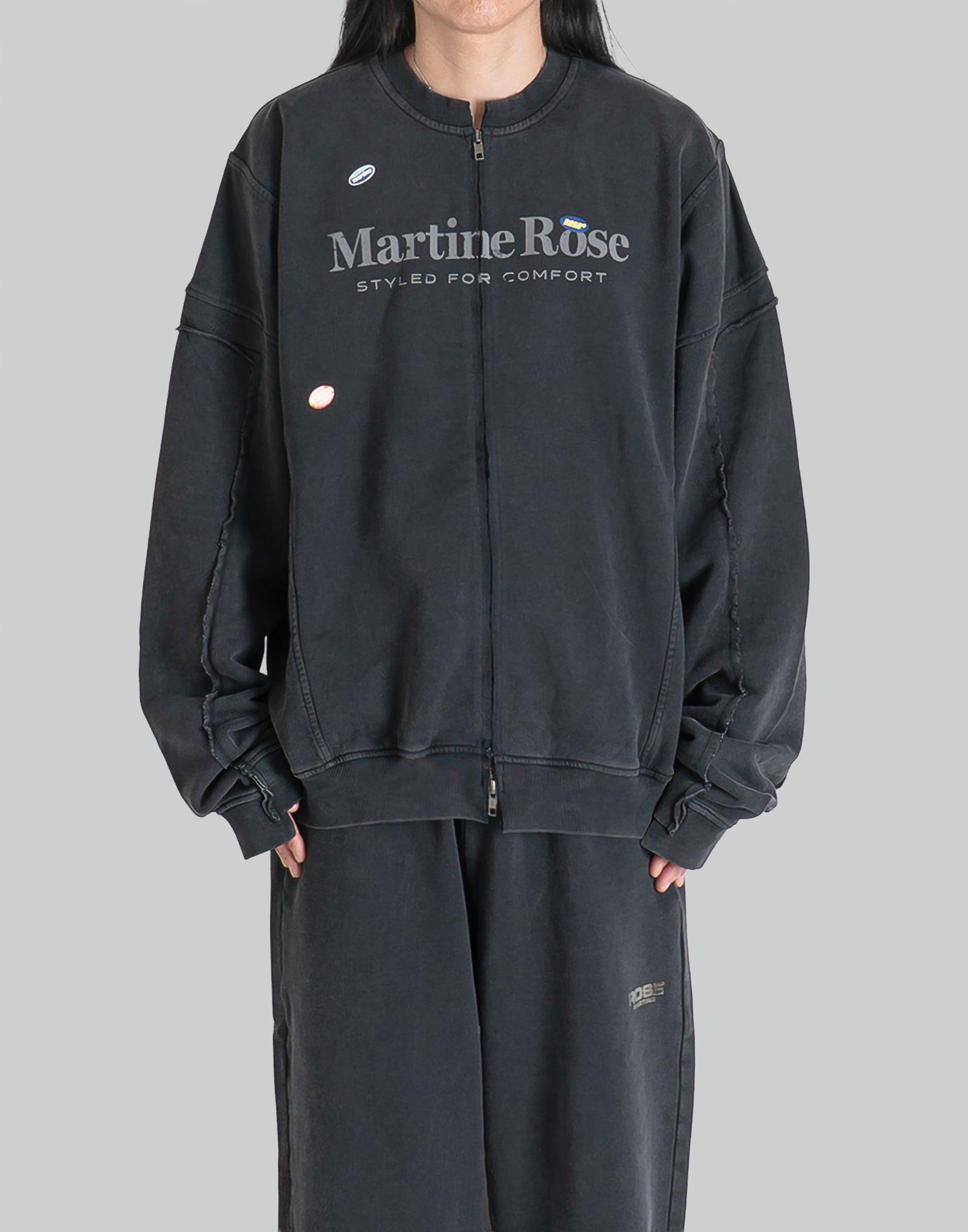Martine Rose ZIP UP CREW ジップアップ スウェット MartineRoseSSENSEEXCLUSIVESHRU