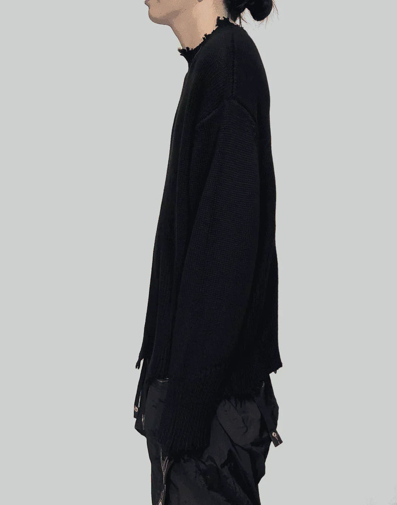 C2H4 - ARC SCULPTURE KNIT SWEATER - 082plus