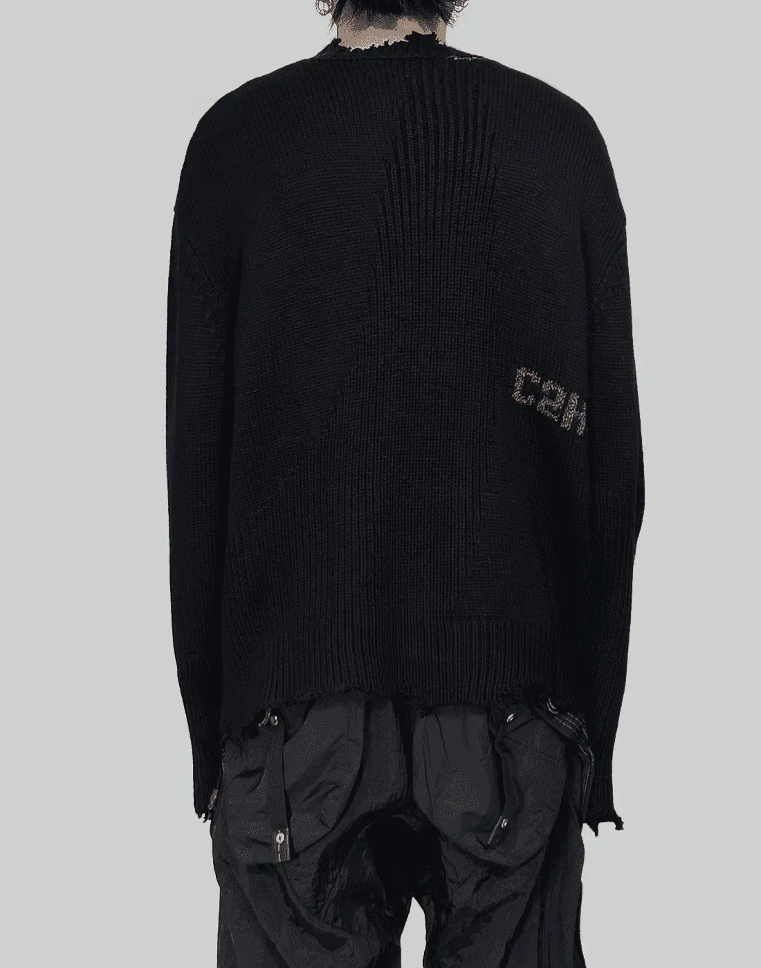 C2H4 - ARC SCULPTURE KNIT SWEATER - 082plus