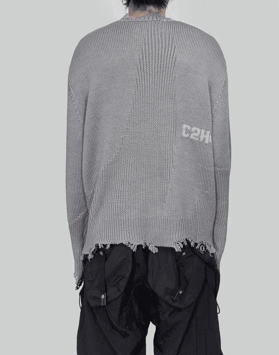 C2H4 - ARC SCULPTURE KNIT SWEATER - 082plus