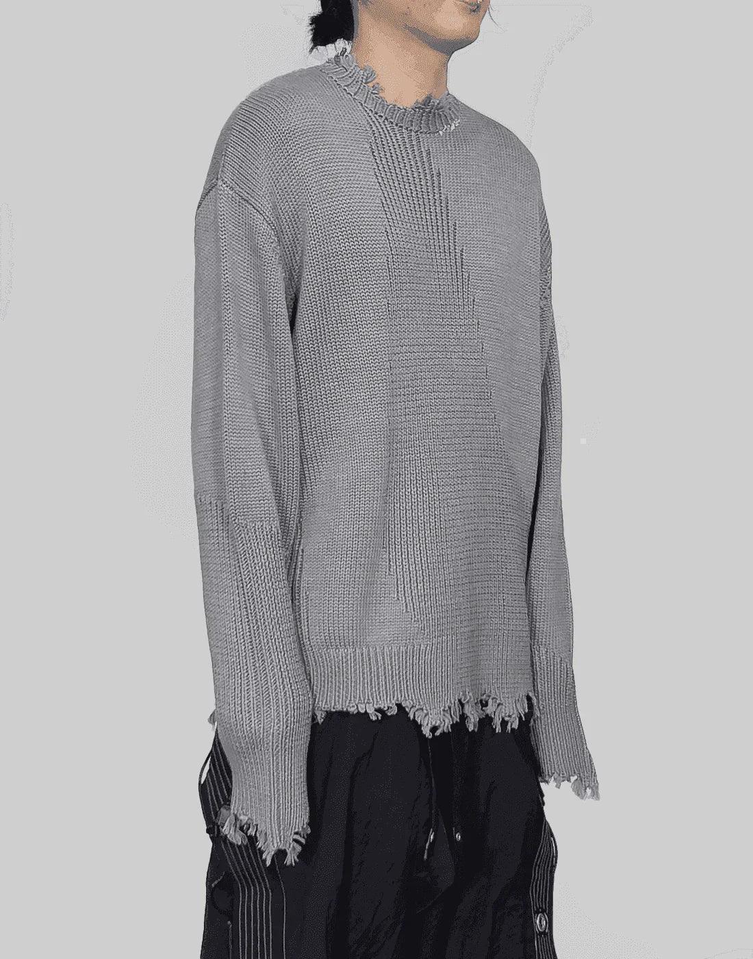 C2H4 - ARC SCULPTURE KNIT SWEATER - 082plus