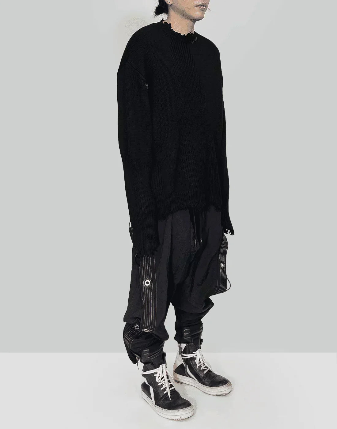 C2H4 - ARC SCULPTURE KNIT SWEATER - 082plus