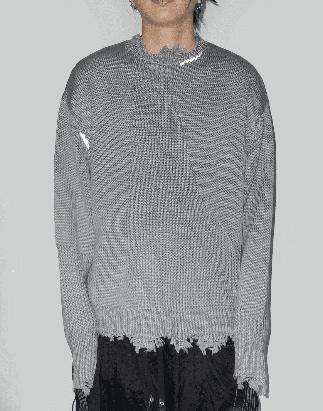 C2H4 - ARC SCULPTURE KNIT SWEATER - 082plus