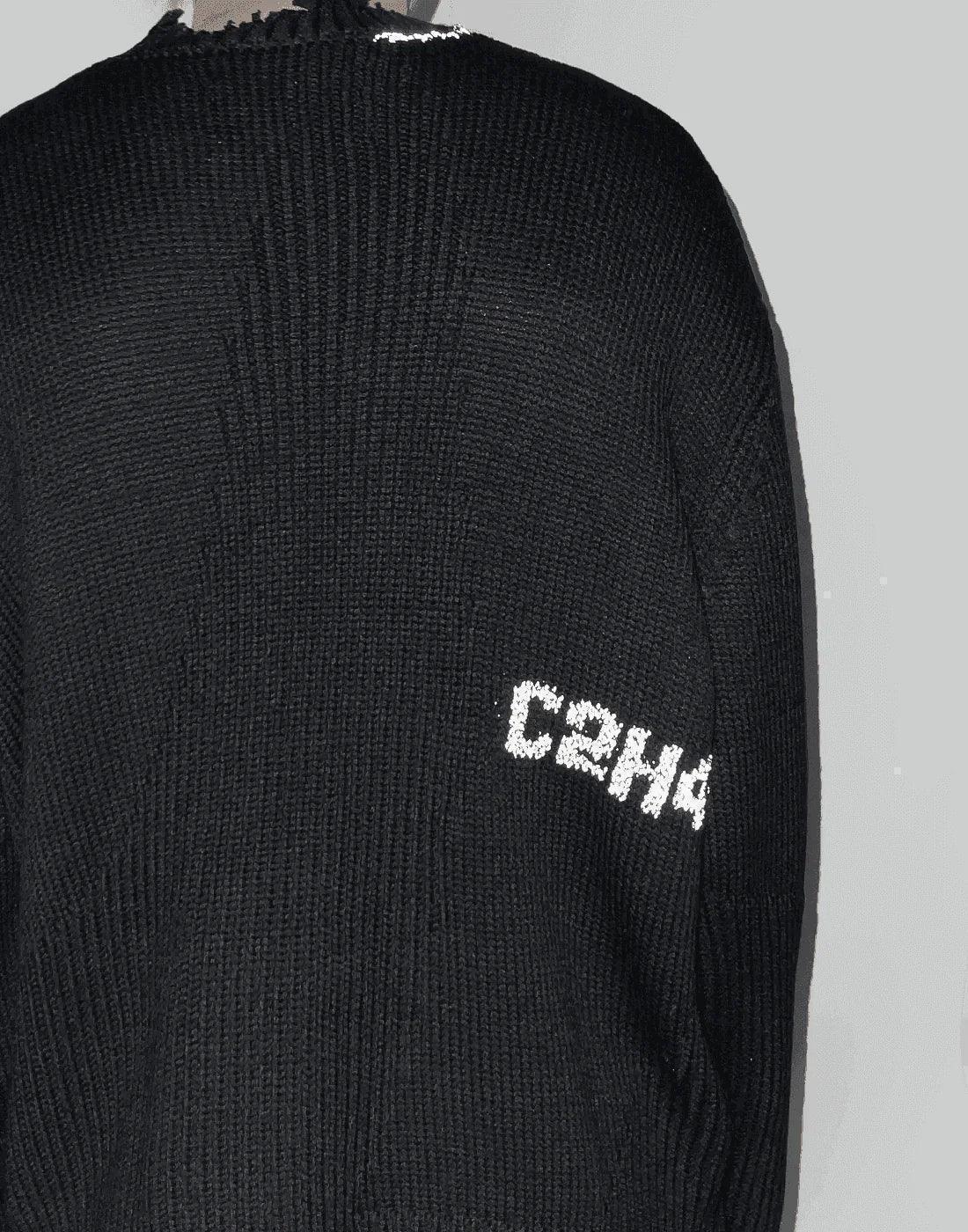 C2H4 - ARC SCULPTURE KNIT SWEATER - 082plus