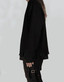 C2H4 - DISTRESSED KNIT MESHING LAYERED LONG-SLEEVE T - 082plus
