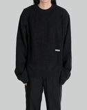 Distressed Panelled Vagrant Crewneck