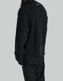 C2H4 - Distressed Panelled Vagrant Crewneck - 082plus