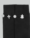 C2H4 - “Future Yacht Club” EMBLEM BUTTON SOCKS - 082plus