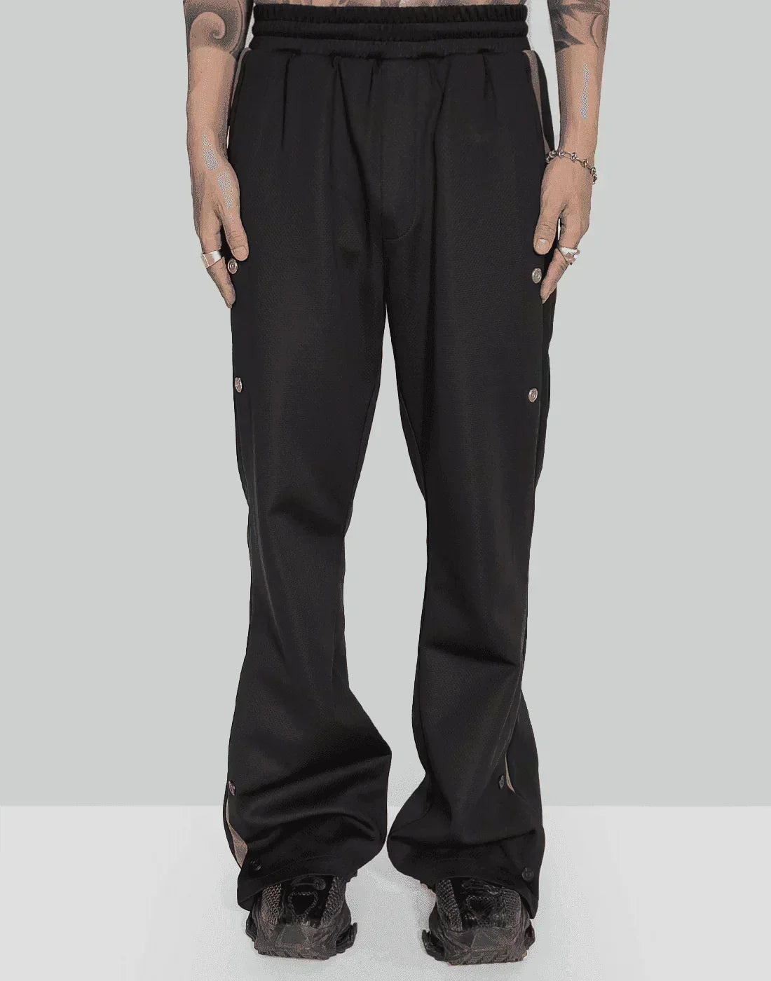 C2H4 - “Future Yacht Club” FAIRSHAPED LAYER PANELLED TRACK PANTS - 082plus
