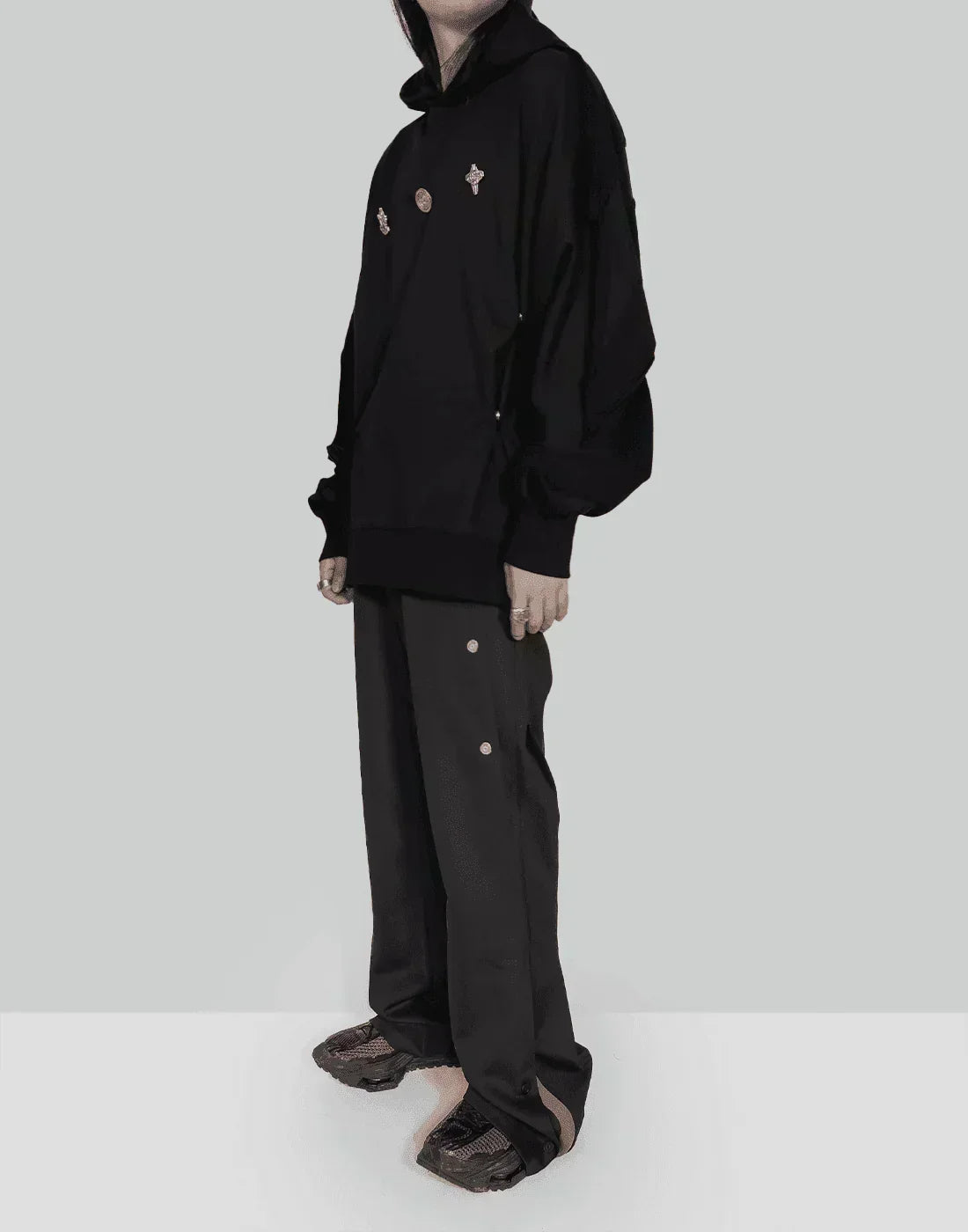C2H4 - “Future Yacht Club” FAIRSHAPED LAYER PANELLED TRACK PANTS - 082plus