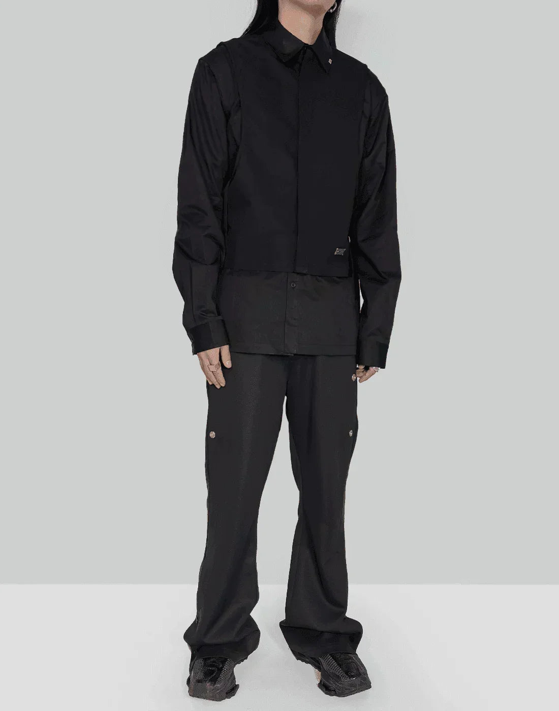 C2H4 - “Future Yacht Club” LAYERED TWO PIECES SHIRT - 082plus