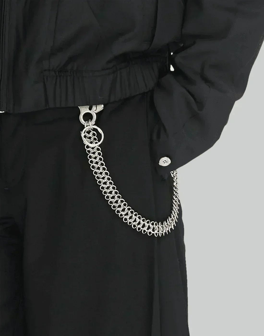 C2H4 - “Future Yacht Club” METAL STRIPE PANTS CHAIN - 082plus