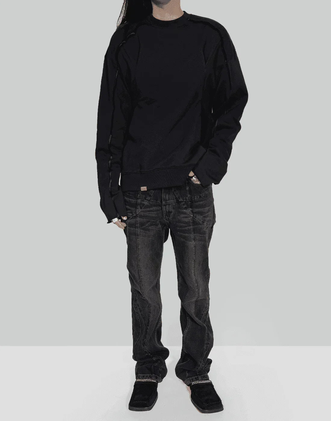 C2H4 - “Future Yacht Club” SOLID ARCH CONSTRUCTION CREWNECK - 082plus