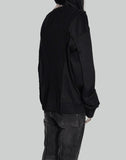C2H4 - “Future Yacht Club” SOLID KNIT PANELLED CREWNECK - 082plus