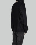 C2H4 - “Future Yacht Club” SOLID KNIT PANELLED CREWNECK - 082plus