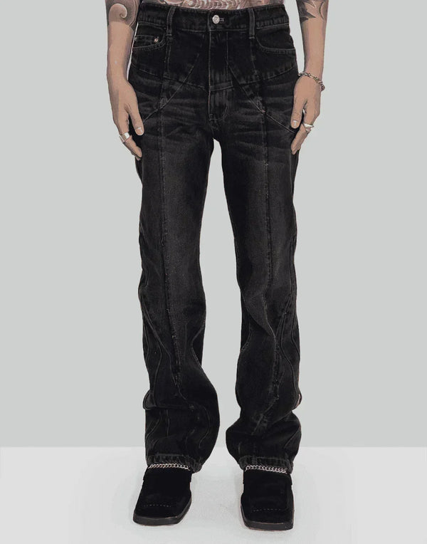 c2h4 Stagger Streamline Arch ジーンズ C2H4 Stagger Streamline Arch Jeans in Black | REVOLVE