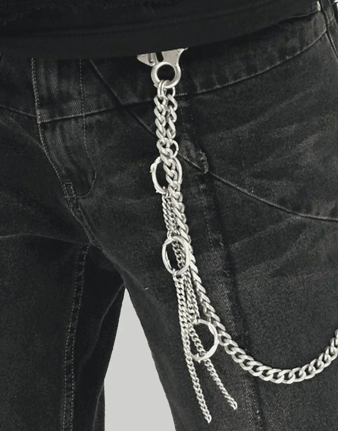 C2H4 - “Future Yacht Club” THORNS AND CHAIN PANTS CHAIN - 082plus
