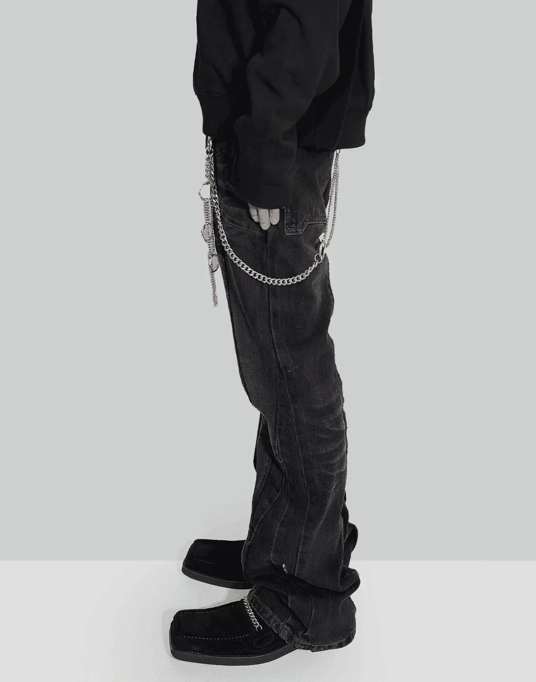 C2H4 - “Future Yacht Club” THORNS AND CHAIN PANTS CHAIN - 082plus