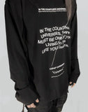 C2H4 - “PROVERB” RAW EDGE LONG SLEEVE T-SHIRT - 082plus