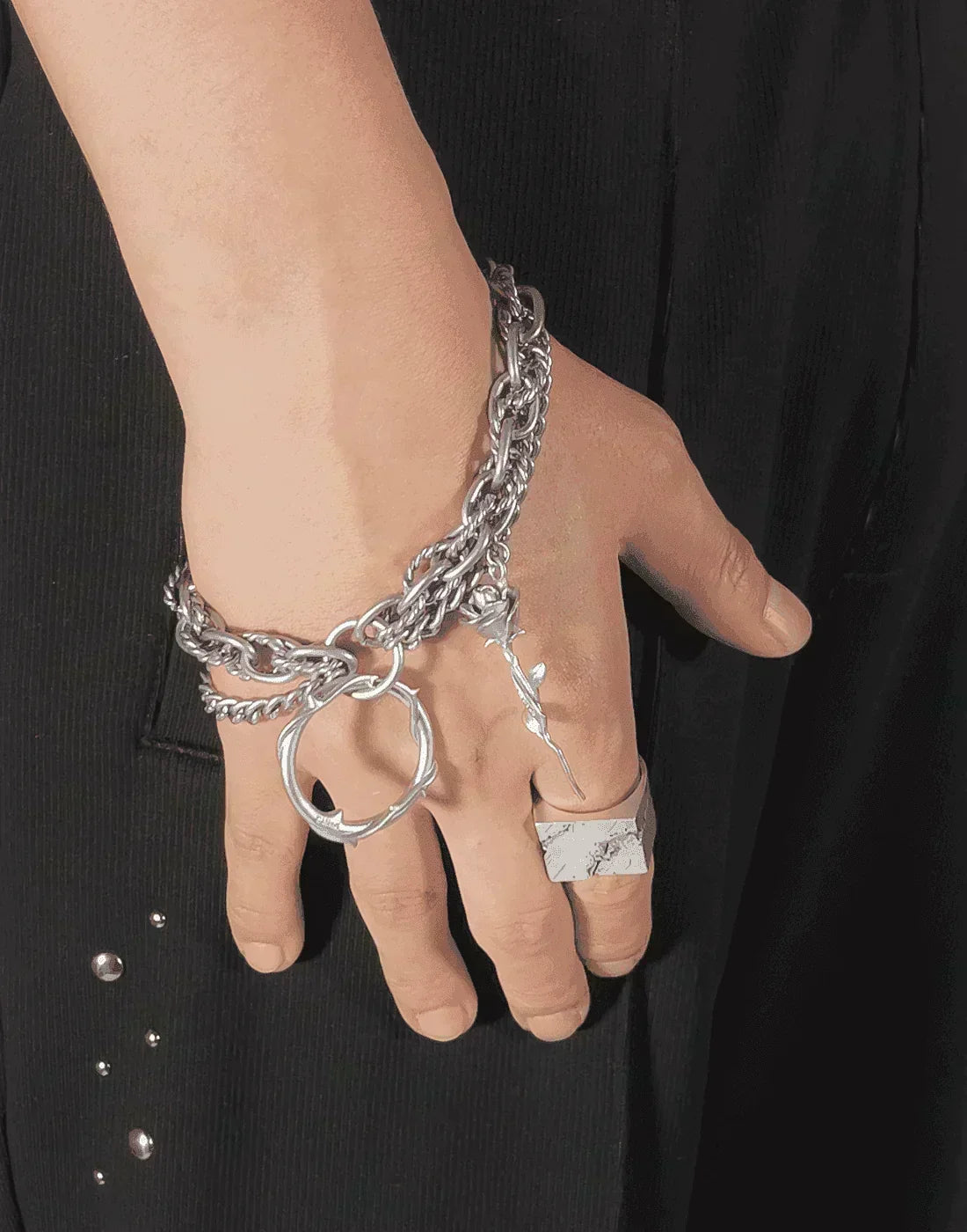 C2H4 - ROSES AND THORNS BRACELET - 082plus