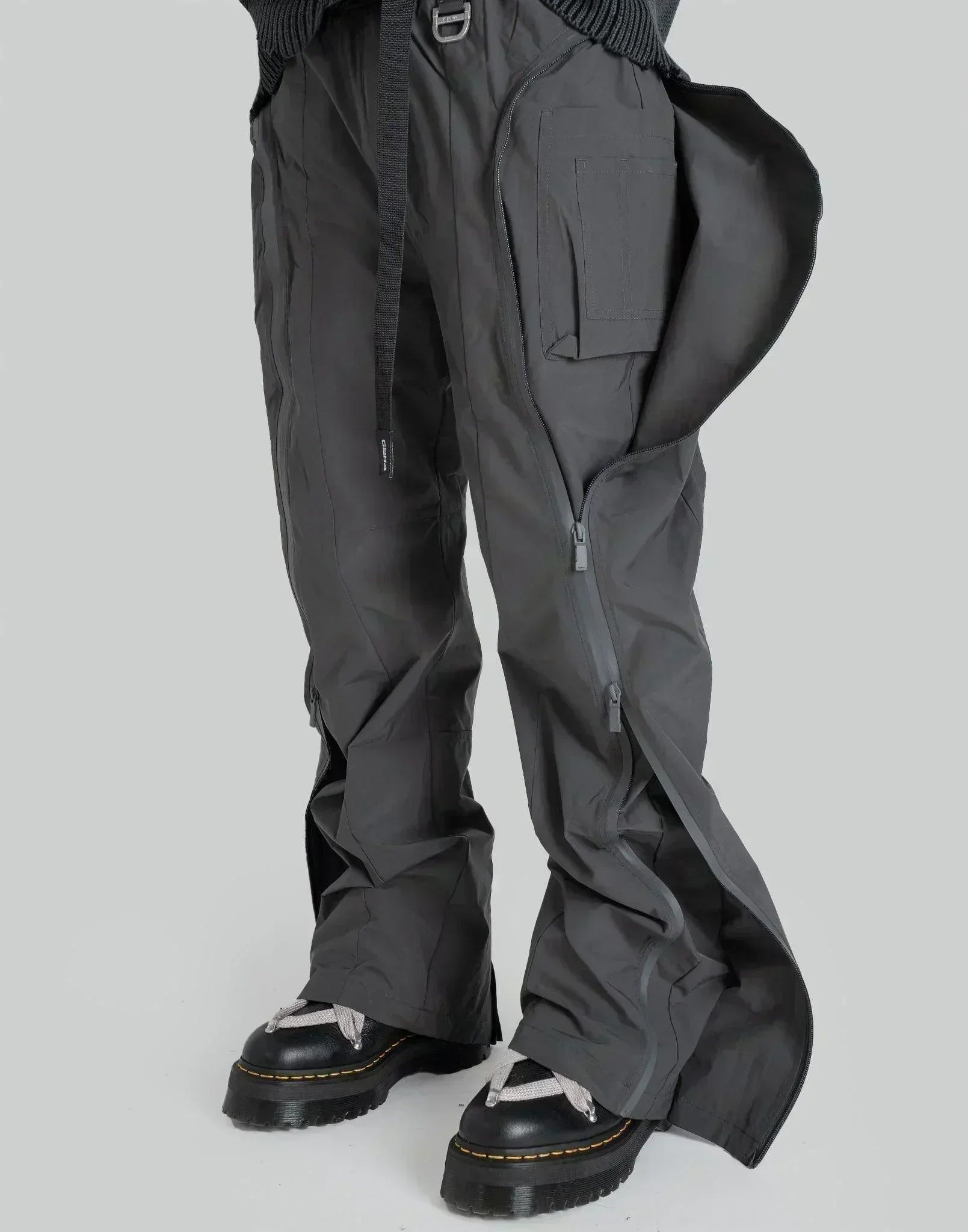 C2H4 - Stereoscopic Zippered Ski Pants - 082plus