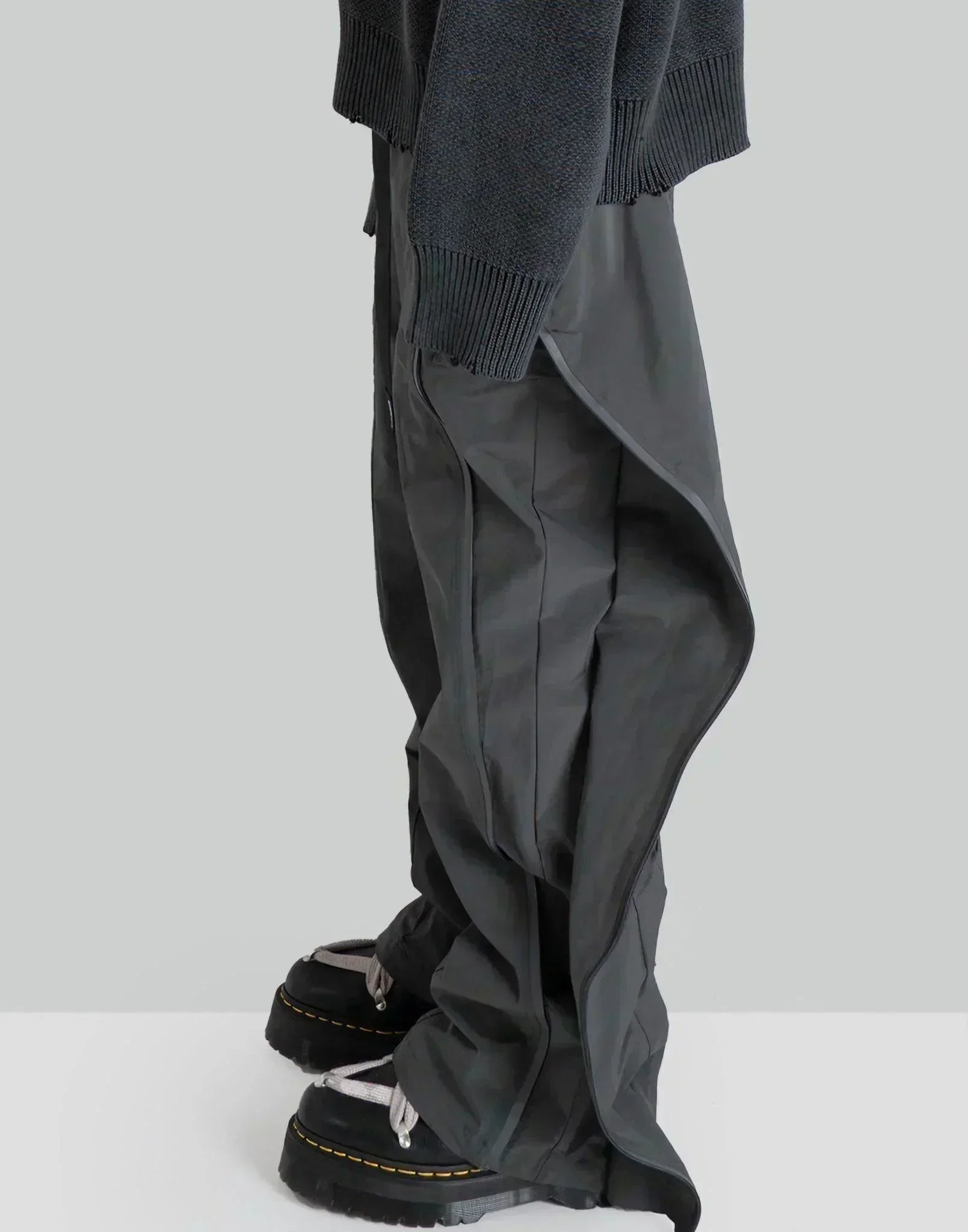 C2H4 - Stereoscopic Zippered Ski Pants - 082plus